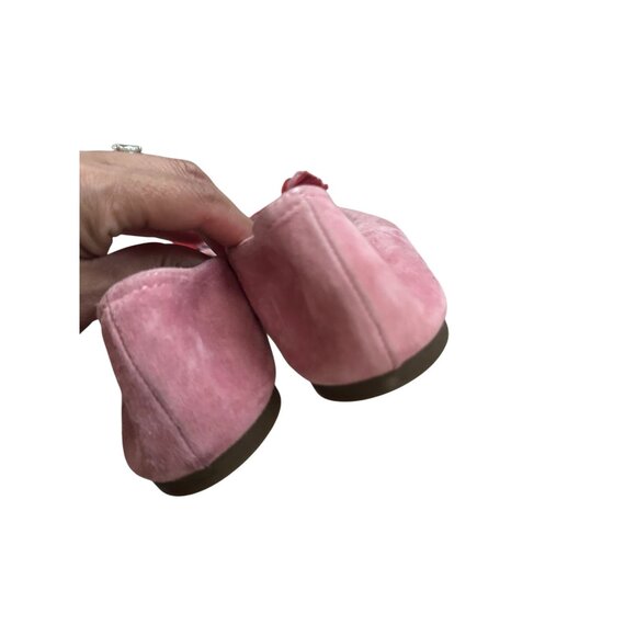J CREW Pink Suede Tassle Pointed Flats Size 6.5 - Picture 8 of 8